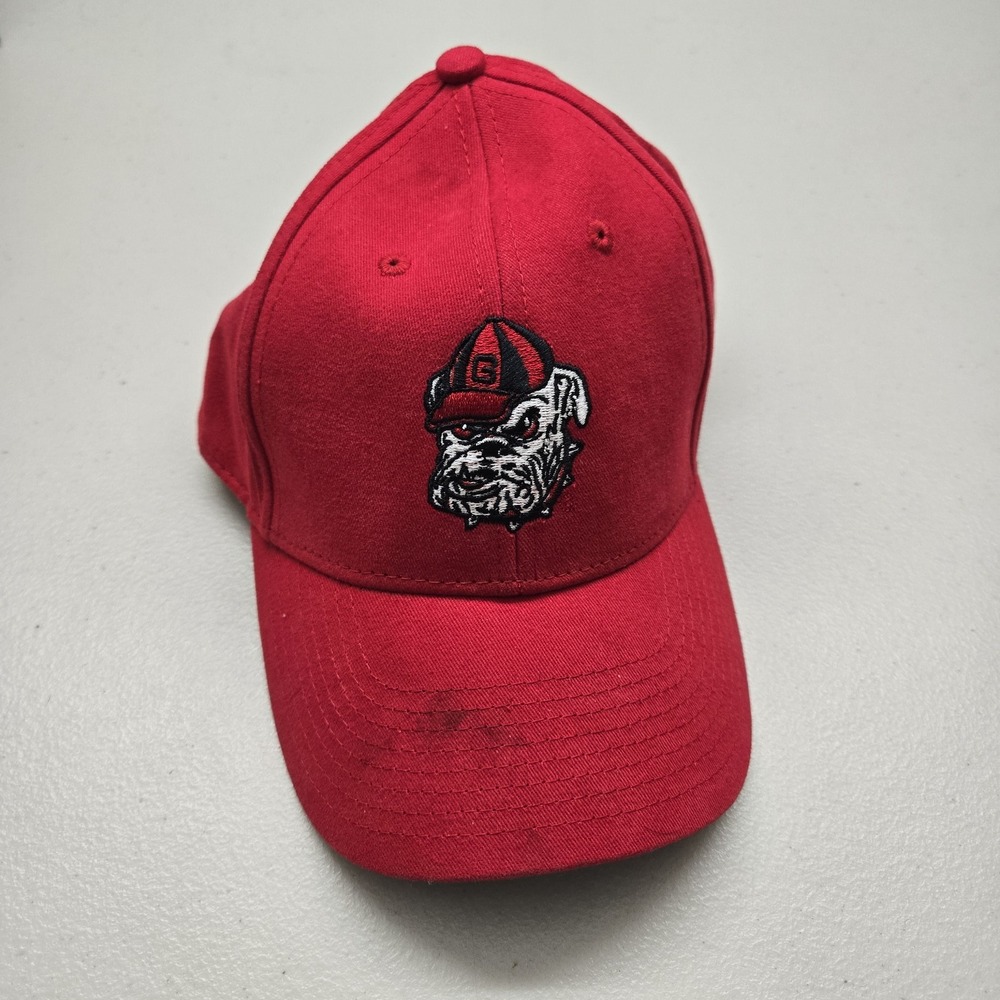 Georgia Bulldogs Unisex Baseball Cap ONE SIZE Red Fan Favorite Curved READ